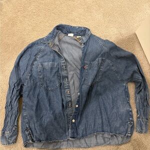 Levi's Light Blue Denim Shirt cardigan